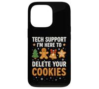 Tech Support Here to Delete Cookies Funny Christmas Carcasa para iPhone 13 Pro
