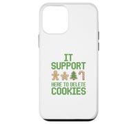 Tech Support Here to Delete Cookies Funny Christmas Pixel Carcasa para iPhone 12 Mini