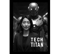 Tech Titan: Creative Writing Notebook for Stress and Anxiety Relief - Image-Based Writing Prompt Journal - Large 8.25x11 inch size - Unlined - 120 Numbered pages