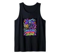 Tech War Cats Clash, Space Cats Illustration Graphic Cartoon Camiseta sin Mangas