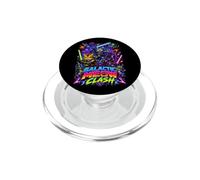 Tech War Cats Clash, Space Cats Illustration Graphic Cartoon PopSockets PopGrip para MagSafe