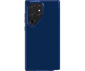 tech21 EVO Check - Carcasa para Samsung Galaxy S23 Ultra, protección contra caídas de 16 pies, a Prueba de Golpes, Resistente a Golpes y arañazos, Color Azul Medianoche