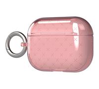 tech21 EVO Check for AirPods Pro - Funda con Base de Plantas con propiedades antimicrobianas para Combatir gérmenes y protección contra caídas de 12 pies, Color melocotón, T21-8238