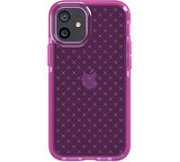 tech21 EVO Check - Funda antimicrobiana para iPhone 12 Mini 5G con protección contra caídas de 12 pies