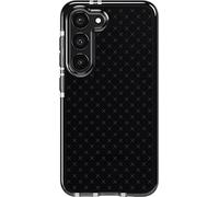 tech21 EVO Check - Funda para Samsung Galaxy S23, Color Negro Ahumado, protección contra caídas de 16 pies, a Prueba de Golpes, Resistente a los Golpes y a los arañazos