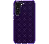 Tech21 EVO Check - Funda para Samsung Galaxy S23 Plus, Color Morado Digi, protección contra caídas de 16 pies, a Prueba de Golpes, Resistente a los Golpes y a los arañazos