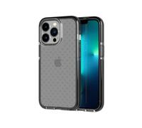 tech21 EVO Check - Funda Ultra Protectora para iPhone 13 Pro con protección contra caídas de 16 pies, Color Negro
