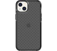 tech21 EVO Check - Funda Protectora Delgada para iPhone 14 Plus con absorción de Golpes y protección contra caídas FlexShock de 16 pies y Botones adicionales, Color Negro Ahumado