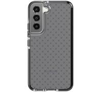 tech21 EVO Check para Samsung Galaxy S22 - Funda Protectora para teléfono con protección anticaídas de 16 pies, Color Negro Ahumado