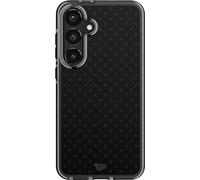 tech21 EVO Check S24 Plus - Funda para Samsung Galaxy S24+, máxima protección contra caídas, Color Negro Ahumado
