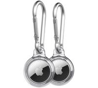 Tech21 EVO Clear AirTags Funda con Mosquetón Compatible con Apple AirTag