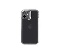 tech21 EVO Clear - Funda para Apple iPhone 12 Mini 5G, diseño Antimicrobiano contra gérmenes con protección contra caídas de 3 Metros
