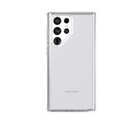 tech21 EVO Clear - Funda Transparente y Protectora para Samsung Galaxy S22 Ultra con protección contra caídas de 12 pies