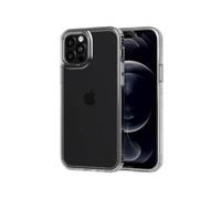 tech21 EVO Clear para Apple iPhone 12 Pro MAX 5G - Funda antimicrobiana contra gérmenes con protección contra caídas de 3 Metros, 6.7 Pulgadas