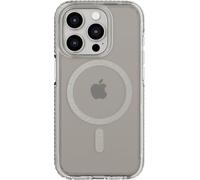 Tech21 EVO Crystal - Carcasa para iPhone 15 Pro, Compatible con MagSafe, protección contra Impactos, Titanio Natural