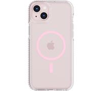 tech21 EVO Crystal - Funda para iPhone 15 Plus, Compatible con MagSafe, protección contra Impactos con clasificación estándar Militar de 15x, Color Rosa