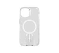 tech21 EVO Crystal Kick - Funda para iPhone 15, Compatible con MagSafe, protección contra Impactos, Color Blanco