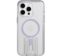 tech21 EVO Crystal Kick - Funda para iPhone 15 Pro MAX, Compatible con MagSafe, Funda de protección contra Impactos, Color Lila