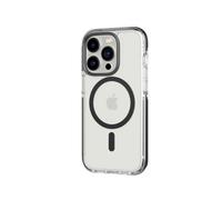 tech21 - Evo Crystal MagSafe iPhone 14 Pro Cover - Clear/Graphite Black