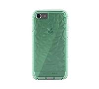 tech21 EVO Gem - Funda Protectora a Prueba de caídas para iPhone SE 2020 / iPhone 8 / iPhone 7 / iPhone 6 - Parte Trasera Transparente Ultrafina, antiarañazos, Color Verde - Embalaje a Granel
