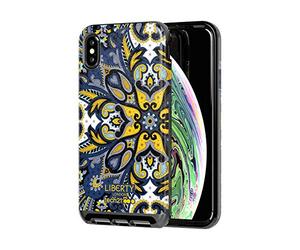 Tech21 EVO Luxe Liberty Marham Funda Protectora para Apple iPhone XS MAX - Azul