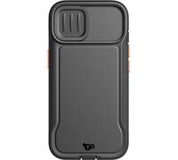 tech21 EVO MAX - Funda para iPhone 15 Pro, Compatible con MagSafe, Funda de protección contra Impactos, Cordones incluidos, Color Negro