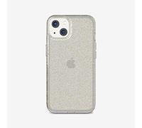 tech21 EVO Sparkle - Funda Brillante para iPhone 13 con protección contra caídas múltiples de 12 pies con Purpurina Dorada