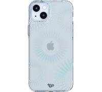 tech21 EVO Sparkle - Funda para iPhone 15 Plus, Compatible con MagSafe e, Funda de protección contra Impactos, Transparente Solar