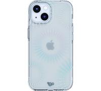 tech21 EVO Sparkle - Funda para iPhone 15 Plus, Compatible con MagSafe, Funda de protección contra Impactos, Transparente Lunar