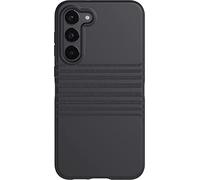 tech21 EVO Tactile - Funda para Samsung Galaxy S23 Plus, protección contra caídas de 16 pies, Color Negro