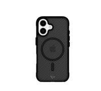 tech21 EvoArmor - Funda de protección contra Impactos para iPhone 16 Compatible con MagSafe, estándar Militar 21 Veces Probado en Color Negro