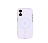tech21 EvoArt - Funda para iPhone 16 Compatible con MagSafe, protección contra Impactos, Color Morado holográfico