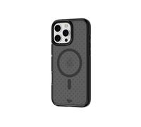 tech21 EvoCheck - Carcasa para iPhone 16 Pro MAX Compatible con MagSafe, protección contra Impactos, Color carbón Ahumado