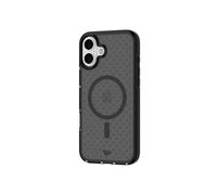 tech21 EvoCheck - Funda para iPhone 16 Plus Compatible con MagSafe, protección contra Impactos, Color carbón Ahumado