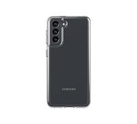 tech21 EvoClear - Funda antimicrobiana para Samsung S21 5G con protección contra caídas de 12 pies