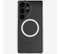 Tech21 EvoClear - Funda para Samsung S25 Ultra, antiamarilleamiento con imanes, Transparente