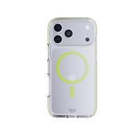 Tech21 EvoCrystal with MagSafe for Apple iPhone 17 Pro MAX Green (Glow-in-The-Dark)