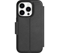 tech21 EvoLite - Funda Tipo Cartera para iPhone 15 Pro, protección contra Impactos, 3 Ranuras para Tarjetas, Color Negro