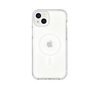 tech21 Funda Transparente para iPhone 14 Plus EVO Crystal Compatible con MagSafe - Absorción de Golpes y Resistente a los arañazos, protección contra caídas FlexShock de 16 pies