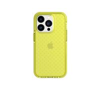 tech21 iPhone 14 Pro EVO Check - Funda Protectora Delgada Que Absorbe los Golpes con protección FlexShock de 16 pies contra caídas múltiples y Botones adicionales