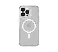tech21 iPhone 14 Pro EVO Clear Compatible con MagSafe, Funda Transparente Resistente a los arañazos, Absorbe los Golpes con protección contra caídas múltiples de 12 pies