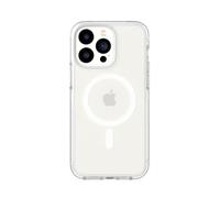 tech21 iPhone 14 Pro MAX EVO Crystal Compatible con MagSafe - Funda Transparente Que Absorbe los Golpes y a los arañazos con protección contra caídas múltiples FlexShock de 16 pies
