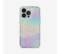 tech21 T21-9309 EVO Art - Funda Protectora para iPhone 13 Pro con Ilustraciones exclusivas y protección contra caídas de 12 pies, Estampado de Mandala