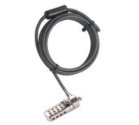 Techair cable de seguridad con combinacion plata - precio hasta fin st
