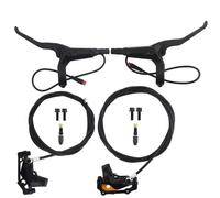 TECHAUTO Freno de Disco hidráulico 4 pistones para Patinete, Disco de Aceite para Bicicleta Plegable de montaña, montado en Izquierda y Derecha, 140, 160, 180(Y5ZS Y5ZS-1 160MM)