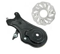 TECHAUTO Freno de Rodillo Trasero para Bicicleta City Comfort, Freno de Enlace metálico para Bicicleta de múltiples Condiciones(9.5mm Black)