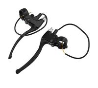 TECHAUTO Freno de Tambor para Bicicleta Componentes Palancas de Freno Mango de Ciclismo Interruptor de aleación de Aluminio Reemplazo de Piezas de Bicicleta Freno de Tambor de Banda Trasera(Black)