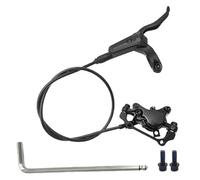 TECHAUTO Freno hidráulico A2 MTB Bicicleta Discos de Aceite Palanca 2 pistones 160MM 180MM Rotor Pinza Trasera Delantera Izquierda Derecha(180 Right Front)