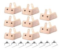 TECHAUTO Pastillas de Freno de Bicicleta, Pastilla de Freno de Disco hidráulico Apta para B01S B05S, Pieza de Freno Carretera Apta para Shimano MT200 M535(Sintered 8Pairs)