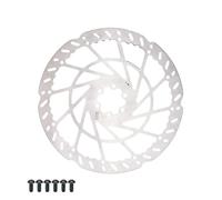 TECHAUTO Rotor de Freno de Disco de Bicicleta montaña, de 2,3mm de Espesor, 140mm, 160mm, 180mm, 203mm, 220mm, 6 Pernos, Piezas de Bicicleta de Montaje en Cubo(220mm)